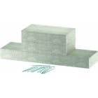 OBO BETTERMANN - Wandanschlusskragen EI90 für PLCD D091220 200x120 Glasfaserleichtbeton grau