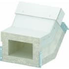 OBO BETTERMANN - Vertikalbogen steigend EI90 für PLCS D090810 200x120 Glasfaserleichtbeton grau