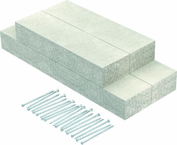 OBO BETTERMANN - Wandanschlusskragen EI90 für PLCS D090810 100x80 Glasfaserleichtbeton grau