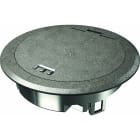 OBO BETTERMANN - Klappdeckel mit Rastschieber 140 mm Zinkdruckguss vernickelt-oxidiert