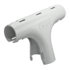 OBO BETTERMANN - Quick-Pipe-T-Stück M16 Polypropylen lichtgrau RAL 7035
