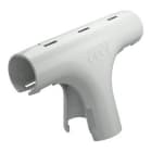 OBO BETTERMANN - Quick-Pipe-T-Stück M20 Polypropylen lichtgrau RAL 7035