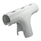 OBO BETTERMANN - Quick-Pipe-T-Stück M25 Polypropylen lichtgrau RAL 7035