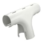 OBO BETTERMANN - Quick-Pipe-T-Stück M25 Polypropylen reinweiß RAL 9010