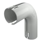 OBO BETTERMANN - Quick-Pipe-Bogen 90° M32 Polypropylen lichtgrau RAL 7035