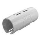 OBO BETTERMANN - Quick-Pipe-Verbindungsmuffe M20 Polypropylen lichtgrau RAL 7035