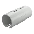 OBO BETTERMANN - Quick-Pipe-Verbindungsmuffe M25 Polypropylen lichtgrau RAL 7035