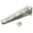 OBO BETTERMANN - Wand- und Stielausleger für Gitterrinne B210mm Edelstahl, rostfrei A2 1.4301 blank, nachbehandelt