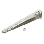 OBO BETTERMANN - Wand- und Stielausleger für Gitterrinne B410mm Edelstahl, rostfrei A2 1.4301 blank, nachbehandelt