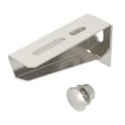 OBO BETTERMANN - Wand- und Stielausleger mit BefestigungsschraubeM10x20 B110mm Edelstahl, rostfrei A4 1.4571 blank, nachbehandelt