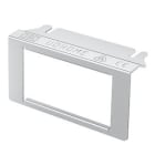 OBO BETTERMANN - Montageträger für UDHOME-ONE 2x Modul 45 Ausschnitt 45x52x115 Edelstahl, rostfrei