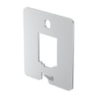 OBO BETTERMANN - Datentechnikplatte für UDHOME-ONE Typ B 38x46x1,5 Edelstahl, rostfrei