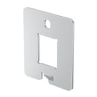 OBO BETTERMANN - Datentechnikplatte für UDHOME-ONE Typ C 38x46x1,5 Edelstahl, rostfrei