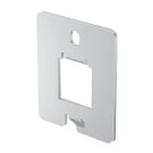 OBO BETTERMANN - Datentechnikplatte für UDHOME-ONE Typ F 38x46x1,5 Edelstahl, rostfrei