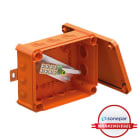 OBO BETTERMANN - MS! Kabelabzweigkasten f. Funktionserhalt 190x150x77 PP pastellorange RAL 2003