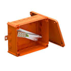 OBO BETTERMANN - Kabelabzweigkasten für Funktionserhalt 240x190x95 Polypropylen pastellorange RAL 2003