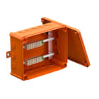 OBO BETTERMANN - Kabelabzweigkasten für Funktionserhalt 240x190x95 Polypropylen pastellorange RAL 2003