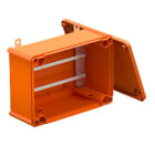 OBO BETTERMANN - Kabelabzweigkasten für Funktionserhalt 285x201x120 Polypropylen pastellorange RAL 2003