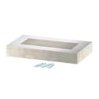 OBO BETTERMANN - Endstück für BSKD09-K1021 105x210 Glasfaserleichtbeton grau
