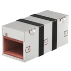 OBO BETTERMANN - Brandschutzbox vierseitig mit intumeszierenden Einlagen 300x123x130 Edelstahl, rostfrei A2 1.4301 blank, nachbehandelt