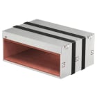 OBO BETTERMANN - Brandschutzbox vierseitig mit intumeszierenden Einlagen 300x423x181 Edelstahl, rostfrei A2 1.4113 blank, nachbehandelt