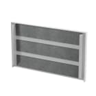 OBO BETTERMANN - Endstück mit Brandschutzgewebe 205x20x121 Stahl pulverbeschichtet reinweiß RAL 9010