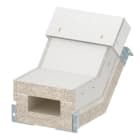 OBO BETTERMANN - Vertikalbogen steigend für BSKH09-K0511 50x110 Glasfaserleichtbeton grau