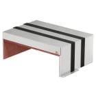 OBO BETTERMANN - Brandschutzbox dreiseitig mit intumeszierenden Einlagen 300x423x166 Edelstahl, rostfrei A2 1.4113 blank, nachbehandelt