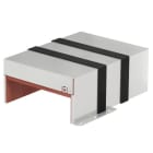 OBO BETTERMANN - Brandschutzbox dreiseitig mit intumeszierenden Einlagen 300x223x116 Edelstahl, rostfrei A2 1.4301 blank, nachbehandelt