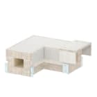 OBO BETTERMANN - Bogen 90° für BSKH09-K0506 50x60 Glasfaserleichtbeton grau