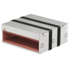 OBO BETTERMANN - Brandschutzbox vierseitig mit intumeszierenden Einlagen 300x323x130 Edelstahl, rostfrei A2 1.4301 blank, nachbehandelt