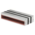 OBO BETTERMANN - Brandschutzbox vierseitig mit intumeszierenden Einlagen 300x623x130 Edelstahl, rostfrei A2 1.4301 blank, nachbehandelt