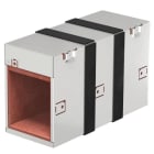 OBO BETTERMANN - Brandschutzbox vierseitig mit intumeszierenden Einlagen 300x123x181 Edelstahl, rostfrei A2 1.4113 blank, nachbehandelt
