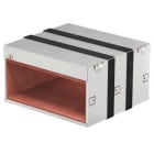 OBO BETTERMANN - Brandschutzbox vierseitig mit intumeszierenden Einlagen 300x323x181 Edelstahl, rostfrei A2 1.4113 blank, nachbehandelt