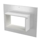 OBO BETTERMANN - Wandanschlusskragen 3- und 4-seitig 85x253x273 Stahl pulverbeschichtet reinweiß RAL 9010