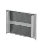 OBO BETTERMANN - Endstück mit Brandschutzgewebe 105x20x81 Stahl pulverbeschichtet reinweiß RAL 9010