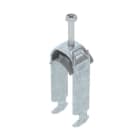 OBO BETTERMANN - Bügelschelle 2056 2-fach 22-28mm Stahl tauchfeuerverzinkt