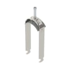 OBO BETTERMANN - Bügelschelle 2056 2-fach 58-64mm Edelstahl, rostfrei A2 1.4301 blank, nachbehandelt