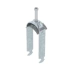 OBO BETTERMANN - Bügelschelle 2056 2-fach 40-46mm Stahl tauchfeuerverzinkt