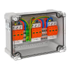 OBO BETTERMANN - Generatoranschlusskasten 3x1 PV-String auf 3 WR-MPP 900V DC lichtgrau RAL 7035