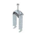 OBO BETTERMANN - Bügelschelle 2056 2-fach 28-34mm Stahl tauchfeuerverzinkt