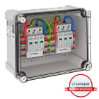 OBO BETTERMANN - MS! Generatoranschlusskasten 2x2 PV-String auf 2 WR-MPP 1000V DC lgr RAL 7035