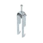 OBO BETTERMANN - Bügelschelle 2056 2-fach 22-28mm Stahl tauchfeuerverzinkt