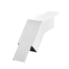 OBO BETTERMANN - Bogen 45°, fallend mit Brandschutzgewebe 455x100x197 Stahl pulverbeschichtet reinweiß RAL 9010