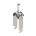 OBO BETTERMANN - Bügelschelle 2056 2-fach 22-28mm Edelstahl, rostfrei A2 1.4301 blank, nachbehandelt