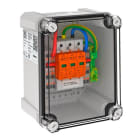 OBO BETTERMANN - Generatoranschlusskasten 2 PV-String auf 1 WR-MPP 900V DC lichtgrau RAL 7035