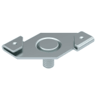 OBO BETTERMANN - Deckenprofilklammer mit Gewindebolzen M6x9mm Stahl Zinklamelle