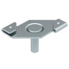 OBO BETTERMANN - Deckenprofilklammer mit Gewindebolzen M6x16mm Stahl Zinklamelle