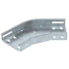 OBO BETTERMANN - Bogen 45° für Kabelrinne, horizontal 35x100 Stahl tauchfeuerverzinkt