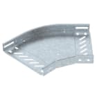 OBO BETTERMANN - Bogen 45° für Kabelrinne, horizontal 35x200 Stahl tauchfeuerverzinkt